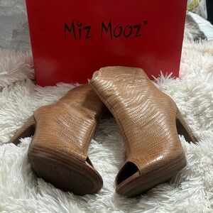 Mix Mooz Open toe Boot Cognac